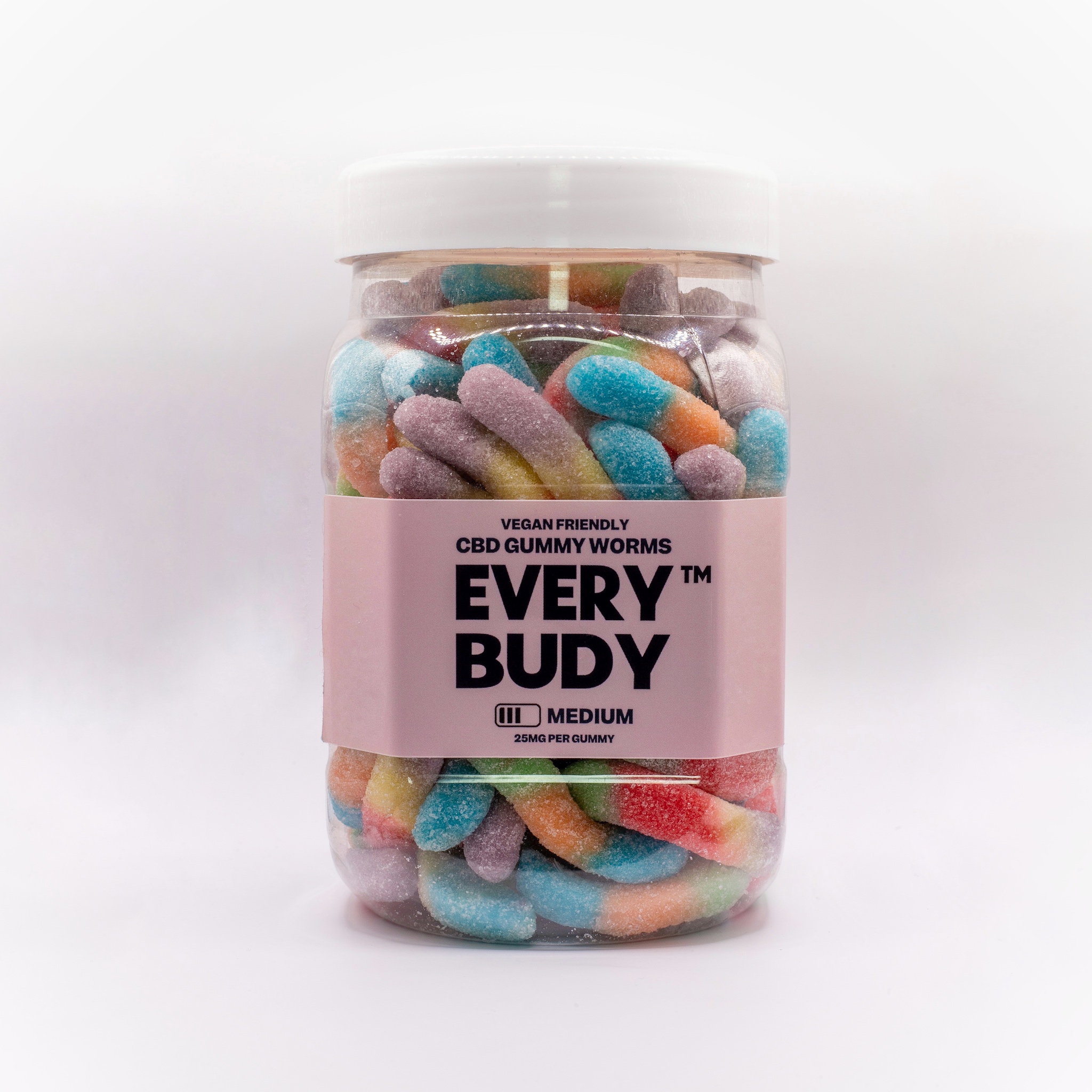 CBD Gummy Worms - Large Tub (25mg)