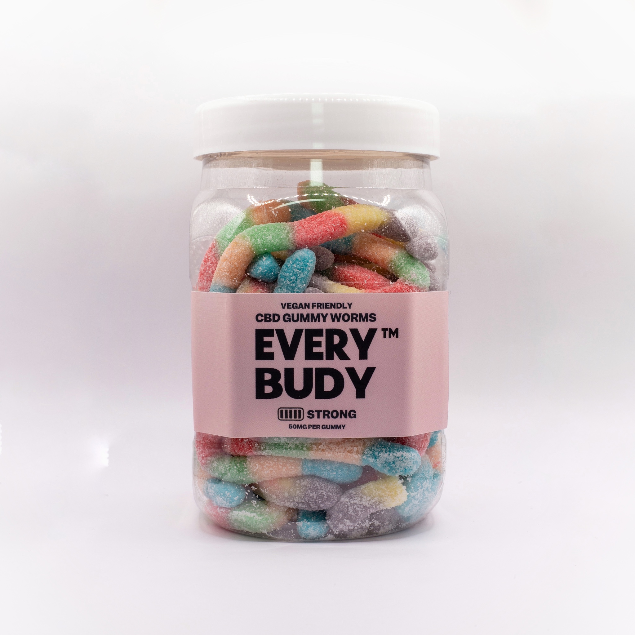 CBD Gummy Worms - Large Tub (50mg)