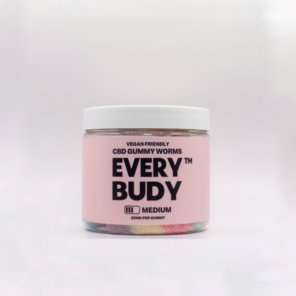 CBD Gummy Worms - Small Tub (25mg)