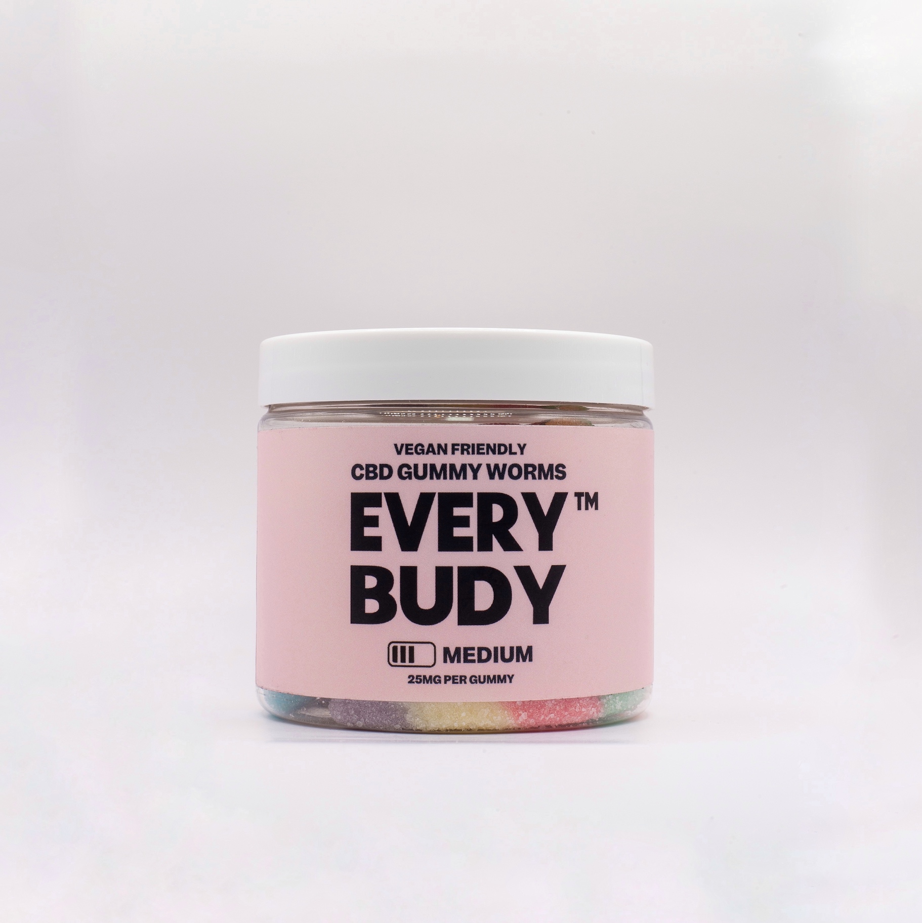 CBD Gummy Worms - Small Tub (25mg)